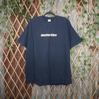 XL - Vintage Y2K Anchor Blue T-Shirts double sided live - XL