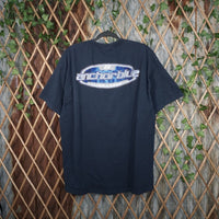 XL - Vintage Y2K Anchor Blue T-Shirts double sided live - XL