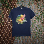 S - Vintage Y2K Disney T-Shirts winnie pooh piglet true - Blue - S