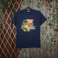 S - Vintage Y2K Disney T-Shirts winnie pooh piglet true - Blue - S