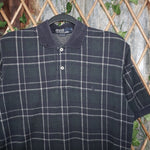 M - Vintage Y2K Polo Ralph Lauren Shirts plaid polo 2000s - Blue - M