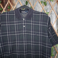 M - Vintage Y2K Polo Ralph Lauren Shirts plaid polo 2000s - Blue - M