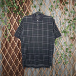 M - Vintage Y2K Polo Ralph Lauren Shirts plaid polo 2000s - Blue - M