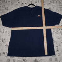 XXL - Vintage Y2K Disney T-Shirts mickey mouse embroider - Blue - XXL