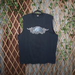 Vintage Y2K American Vintage T-Shirts tribal ocean surf tank - Blue