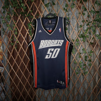L - Vintage Y2K Adidas T-Shirts charlotte bobcats nba - Blue - L