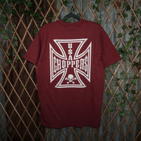 XL - Vintage Y2K American Vintage T-Shirts usa choppers - Red - XL