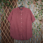 XL - Vintage Y2K Cherokee Shirts plaid checker button 2000s - Red - XL