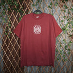 XL - Vintage Y2K American Vintage T-Shirts usa choppers iron - Red - XL