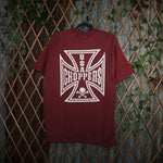 XL - Vintage Y2K American Vintage T-Shirts usa choppers iron - Red - XL