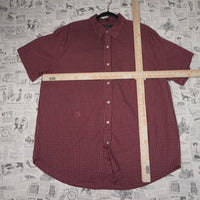 XL - Vintage Y2K Cherokee Shirts plaid checker button 2000s - Red - XL