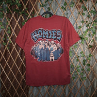 XL - Vintage Y2K Homies T-Shirts double sided chicano - Red - XL