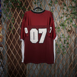 XL - Vintage Y2K Athletic Works T-Shirts football jersey - Red - XL