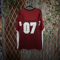 XL - Vintage Y2K Athletic Works T-Shirts football jersey - Red - XL