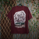 XL - Vintage Y2K American Vintage T-Shirts eyes me lowrider - Red - XL