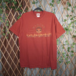 XL - Vintage Y2K Harley-davidson T-Shirts skull flame house - Red - XL
