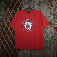L - Vintage Y2K American Vintage T-Shirts fresno state - Red - L