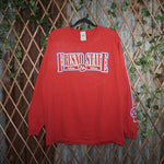 XL - Vintage Y2K Delta T-Shirts fresno state bulldogs ls - Red - XL