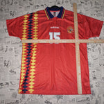 XL - Vintage Y2K Adidas T-Shirts originals spain 1994 home - Red - XL