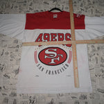 L - Vintage Y2K Nutmeg T-Shirts san francisco 49ers niners - White - L