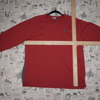 L - Vintage Y2K Nike T-Shirts embroider lightweight jersey - Red - L
