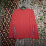 L - Vintage Y2K Nike T-Shirts embroider lightweight jersey - Red - L