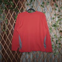 L - Vintage Y2K Nike T-Shirts embroider lightweight jersey - Red - L