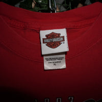 XL - Vintage Y2K Harley-davidson T-Shirts mitchells modesto - Red - XL