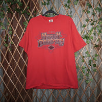 XL - Vintage Y2K Harley-davidson T-Shirts mitchells modesto - Red - XL