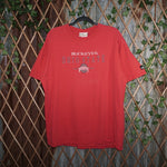 L - Vintage Y2K Puma T-Shirts ohio state buckeyes embroider - Red - L