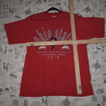 L - Vintage Y2K Savvy T-Shirts ohio state columbus since - Red - L
