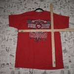 XL - Vintage Y2K American Vintage T-Shirts nfc nfl western - Red - XL