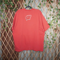 XL - Vintage Y2K Starter T-Shirts wisconsin badgers - Red - XL