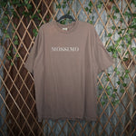 XL - Vintage Y2K Mossimo T-Shirts spellout surf skate - Brown - XL
