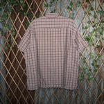XXL - Vintage Y2K High Sierra Shirts plaid checker button - Beige - XXL