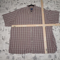 XXL - Vintage Y2K High Sierra Shirts plaid checker button - Beige - XXL