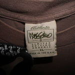 XL - Vintage Y2K Mossimo T-Shirts spellout surf skate - Brown - XL