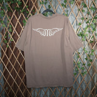 XL - Vintage Y2K Mossimo T-Shirts spellout surf skate - Brown - XL
