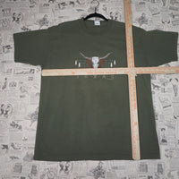 XL - Vintage Y2K American Vintage T-Shirts texas longhorn - Green - XL
