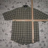 S - Vintage Y2K Carhartt Shirts workwear plaid button - Green - S