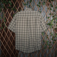 S - Vintage Y2K Carhartt Shirts workwear plaid button - Green - S
