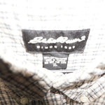 XL - Vintage Y2K Eddie Bauer Shirts plaid button work shirt - Beige - XL