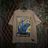 XXL - Vintage Y2K Give Me Face T-Shirts urban gothic 2050 - Beige - XXL
