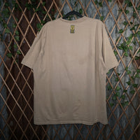 XXL - Vintage Y2K Give Me Face T-Shirts urban gothic 2050 - Beige - XXL