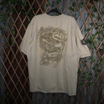 XXXL - Vintage Y2K Ecko Unltd T-Shirts snake grunge tribal - Beige - XXXL