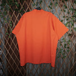 XXL - Vintage Y2K Ben Davis Shirts workwear zip collar polo - Orange - XXL