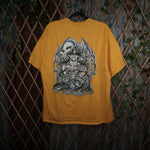 XL - Vintage Y2K Delta T-Shirts sick life chicano lowrider - Yellow - XL