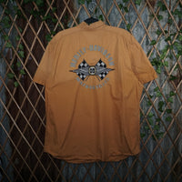 XXL - Vintage Y2K Harley-davidson Shirts button lightweight - Orange - XXL