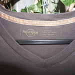 XXL - Vintage Y2K Hard Rock Cafe T-Shirts raw hem grunge - Gray - XXL