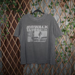 XL - Vintage Y2K Airwalk T-Shirts moon faded gray tee - XL